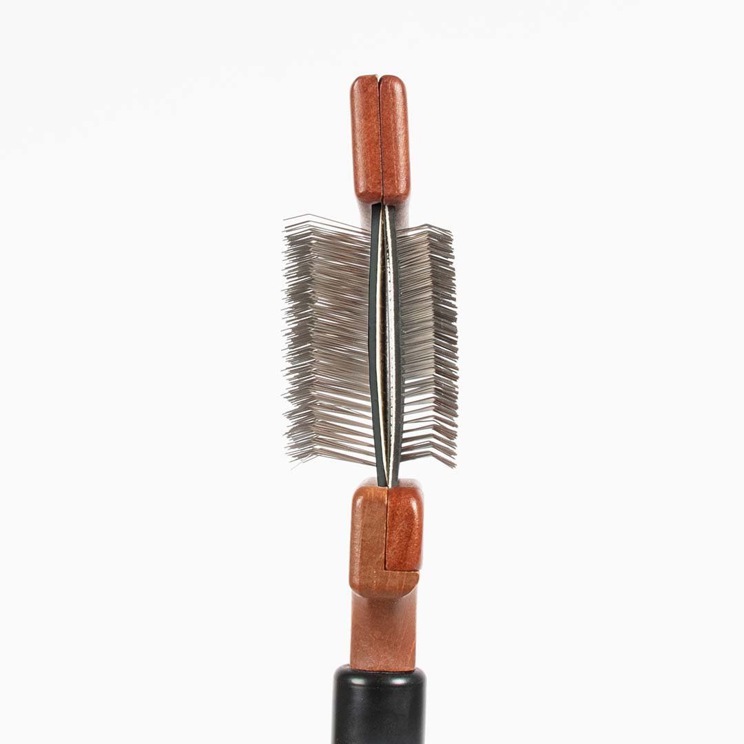 Japandi duo slickerborstel met flexibele kop 28x8x3.5 