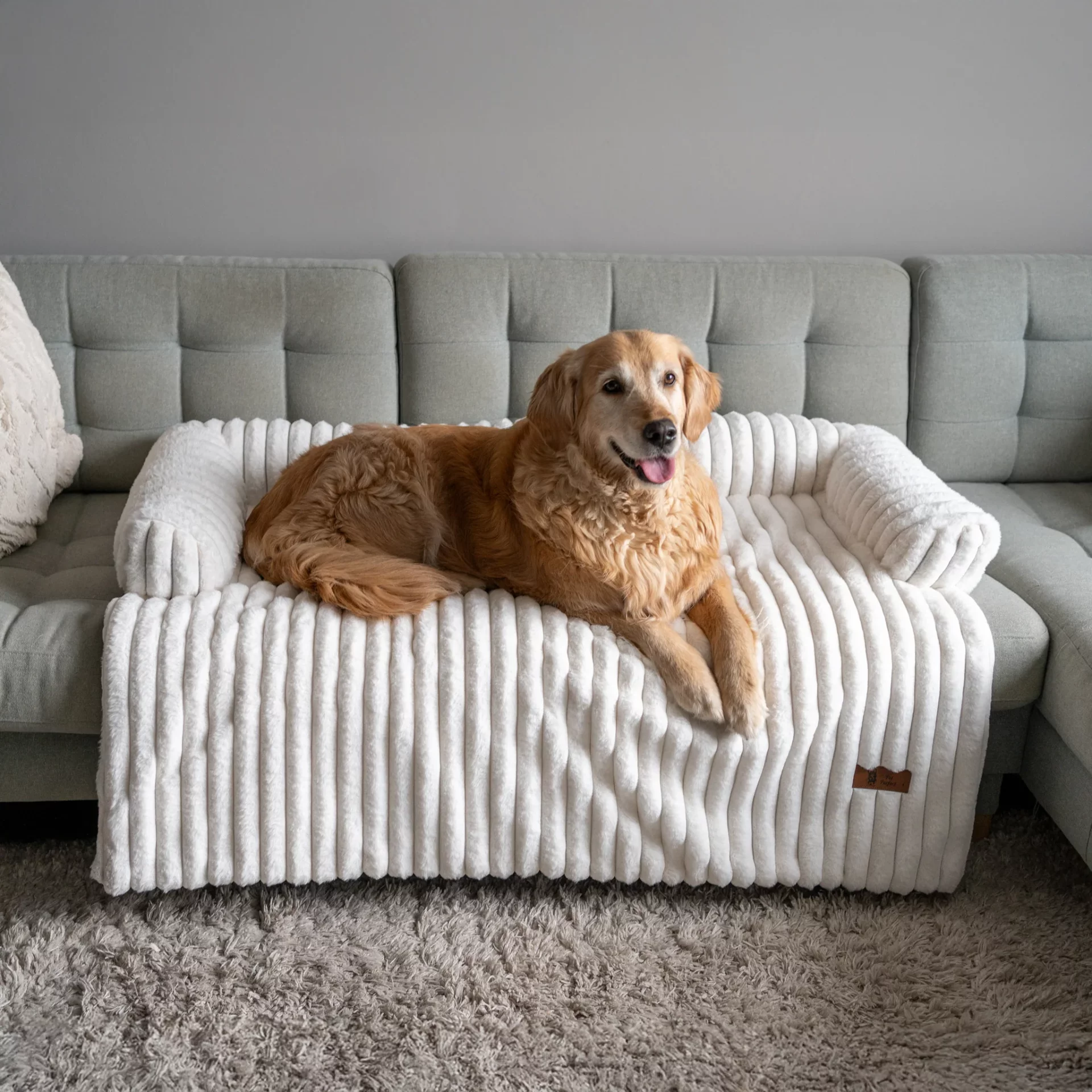 PP Luxe Bankbeschermer Beige L