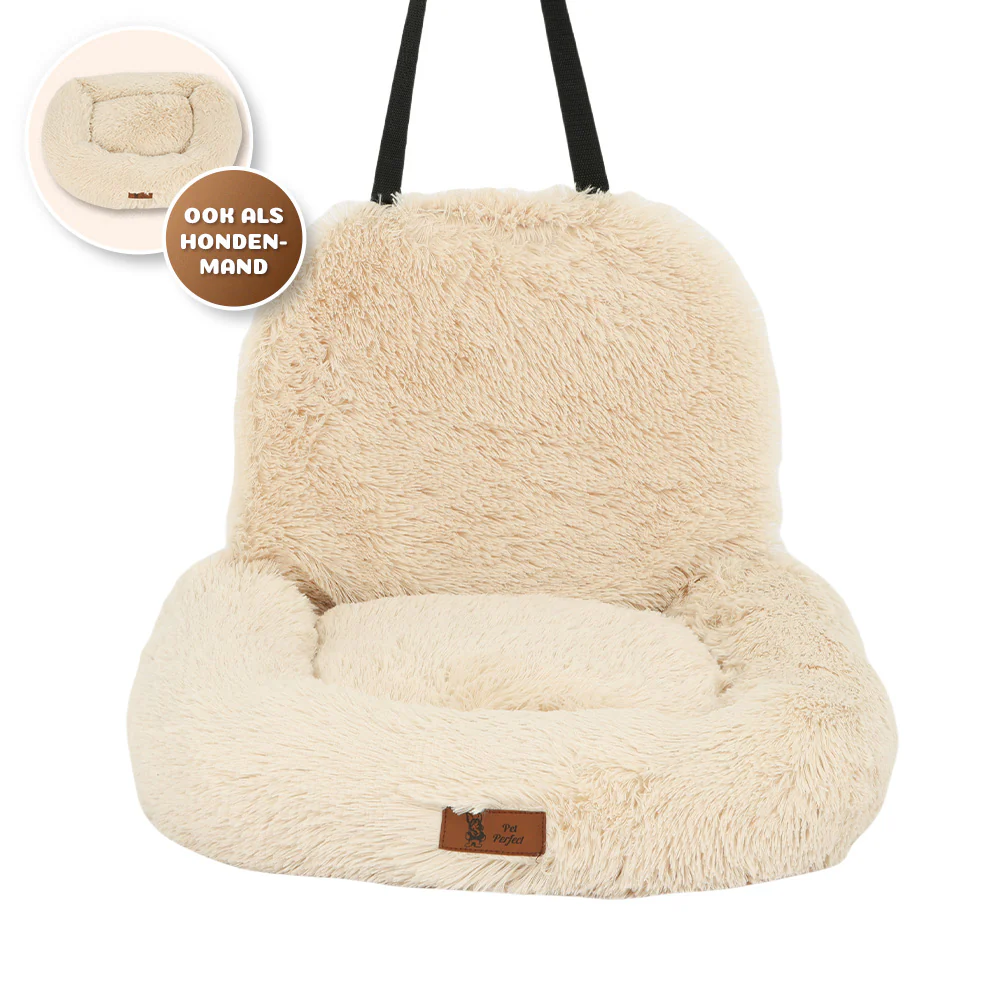 PP Fluffy autostoel Beige S