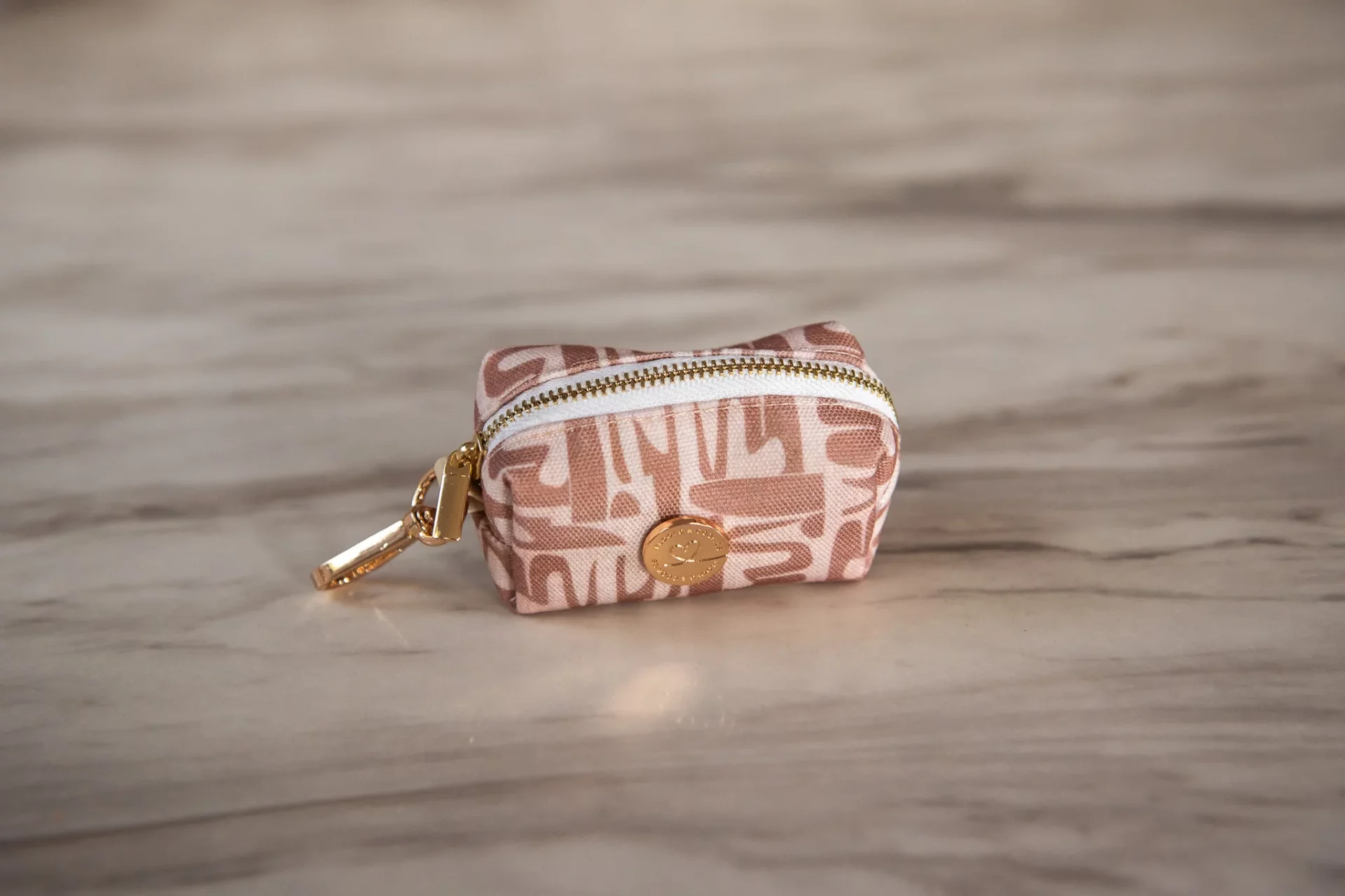 Mauve Poopbag holder 